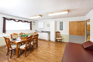 a common activity area at the Wolf Creek facility